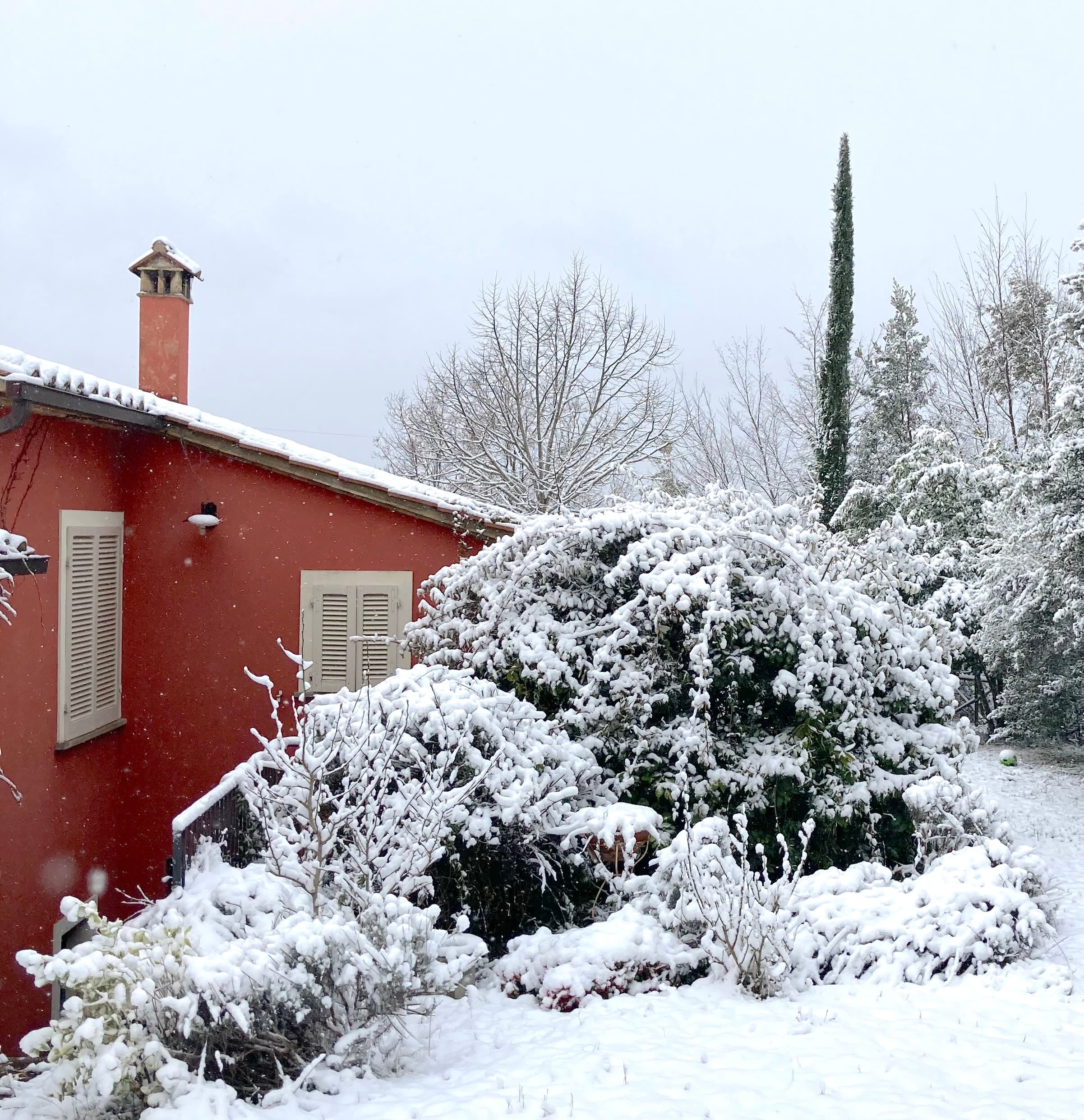 Casa dei Santi in inverno